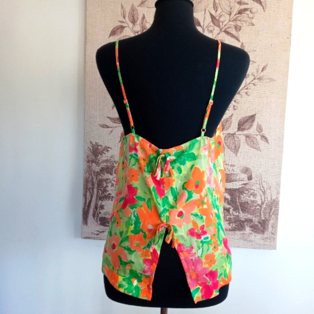 NWT SANCTUARY FLORAL SATIN CAMISOLE SIZE M - Picture 6 of 10
